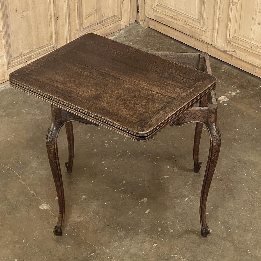 Fin du XIXe siècle Table d'appoint française du 19ème siècle ~ Table de jeu en vente