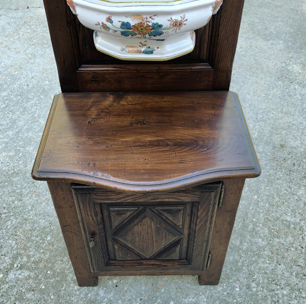 19th Century Country French Fountain with Porcelain Reservoir and Basin In Good Condition For Sale In Dallas, TX