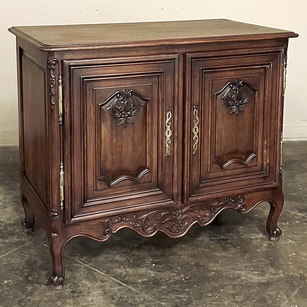 Louis XIV 19th Century Country French Fruitwood Credenza For Sale