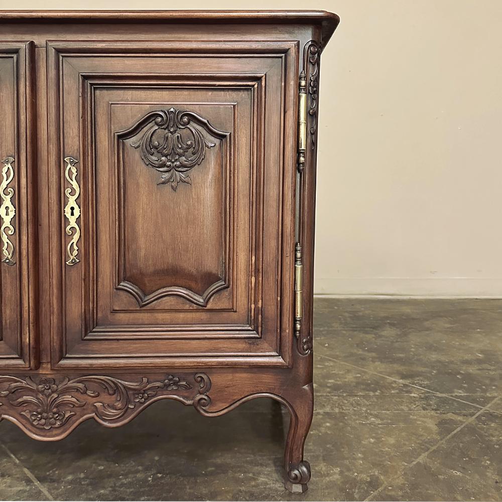 19th Century Country French Fruitwood Credenza For Sale 4