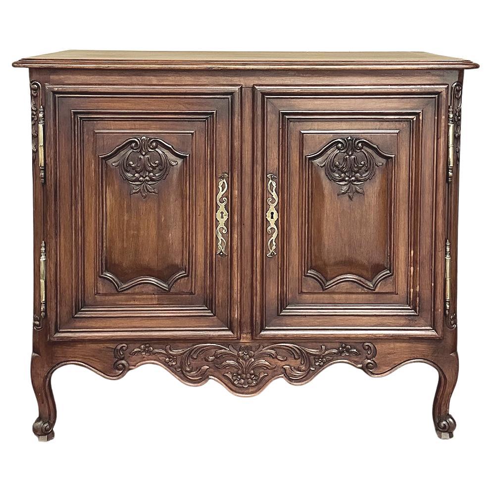 19th Century Country French Fruitwood Credenza For Sale