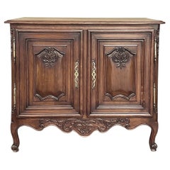19th Century Country French Fruitwood Credenza