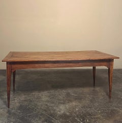 19th Century Country French Fruitwood Farm Table ~ Dining Table