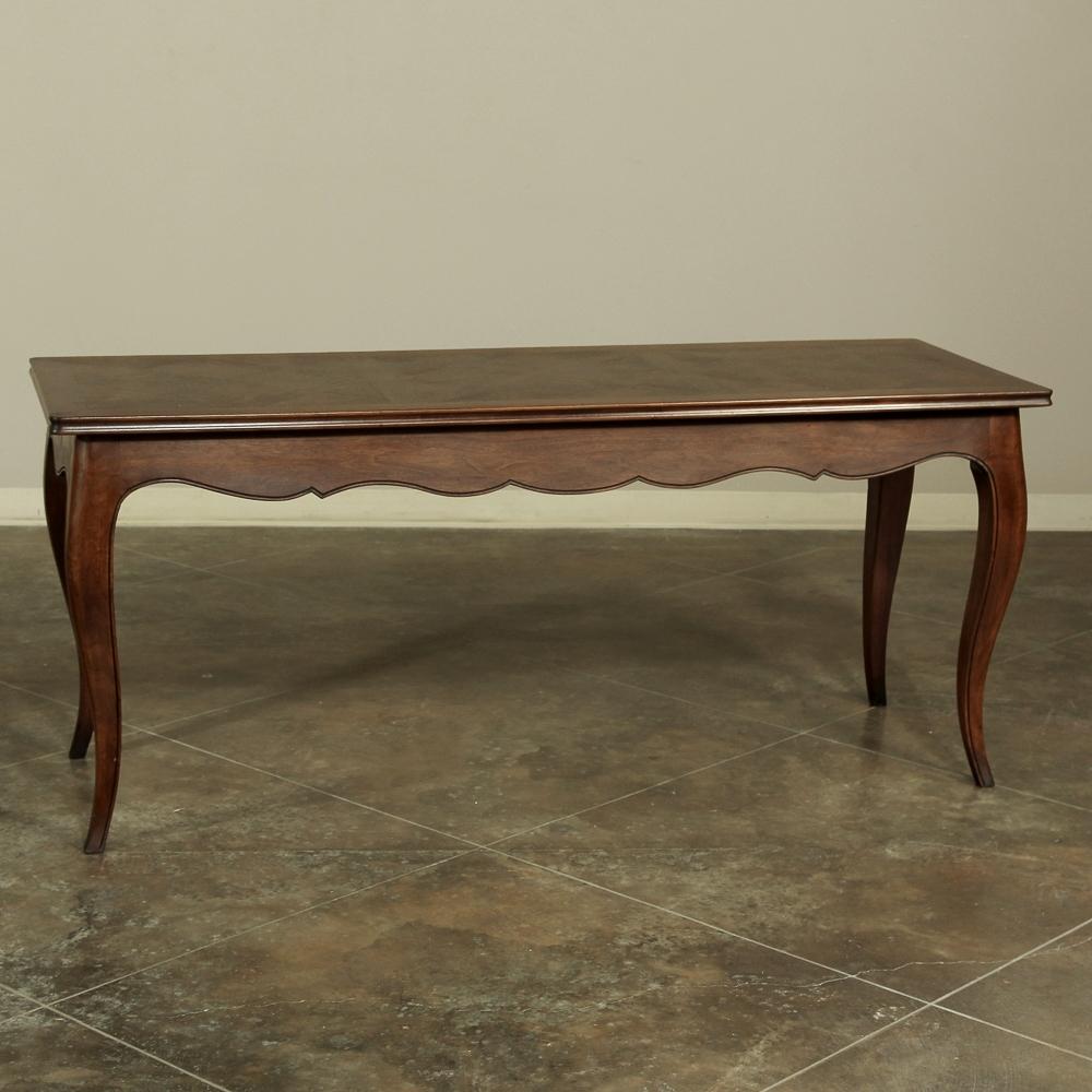 20th Century 19th Century Country French Fruitwood Sofa Table