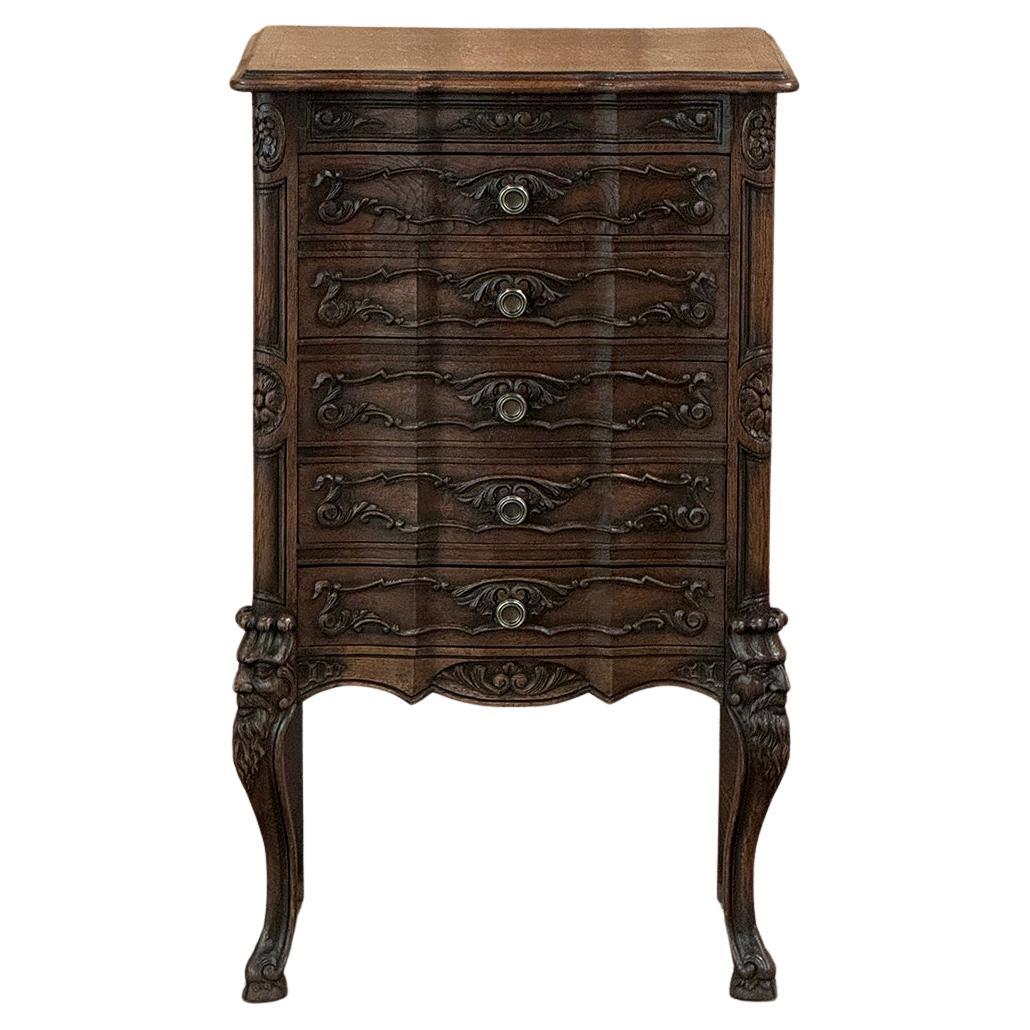 19th Century Country French Louis XIV Chiffoniere ~ Petite Commode For Sale