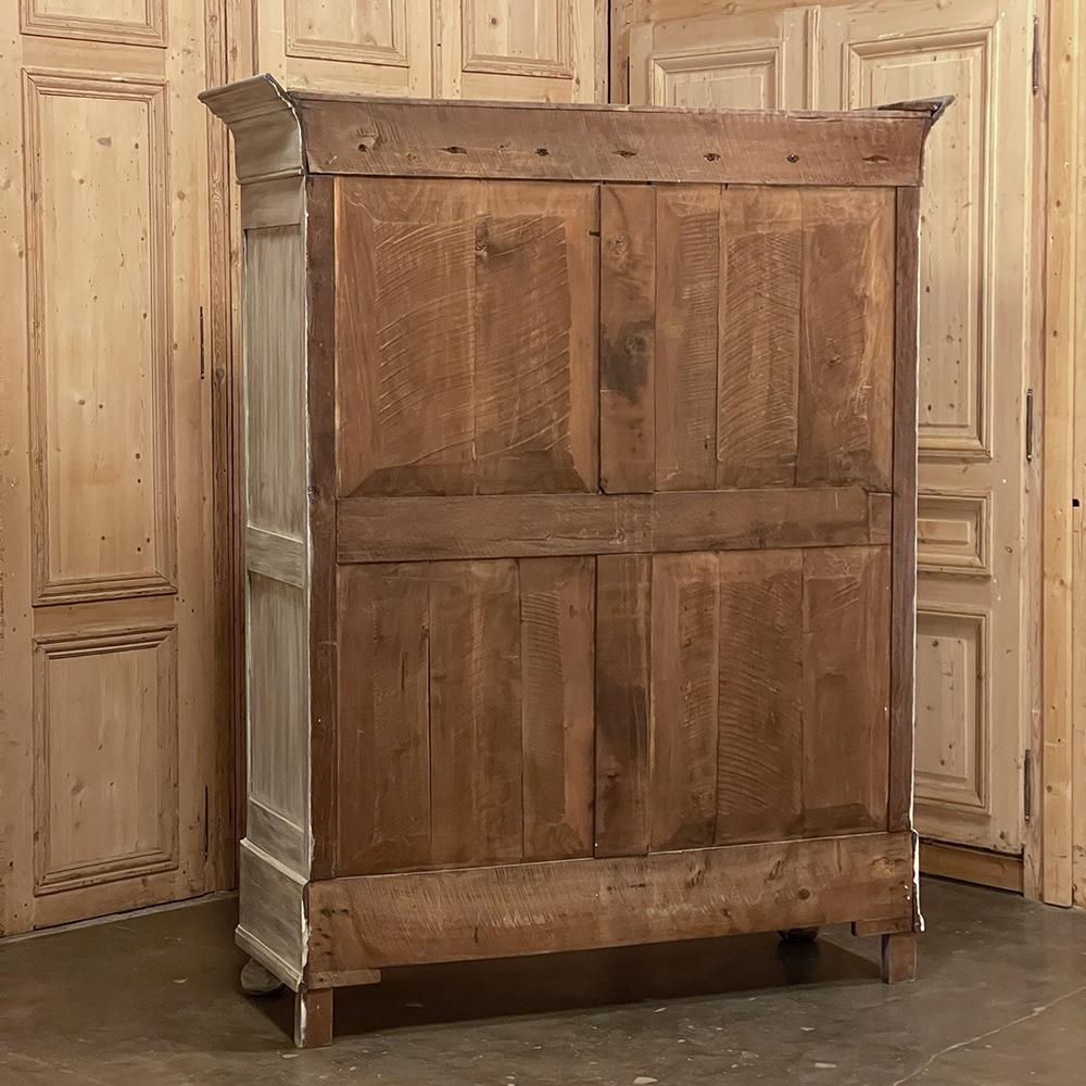 Libreria country francese Luigi XIV imbiancata del XIX secolo in vendita 11