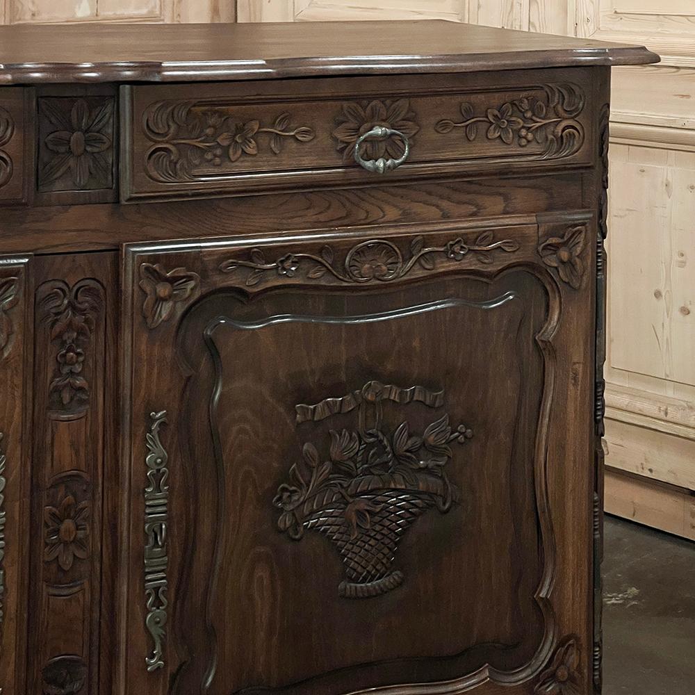 19th Century Country French Louis XVI Buffet For Sale 7