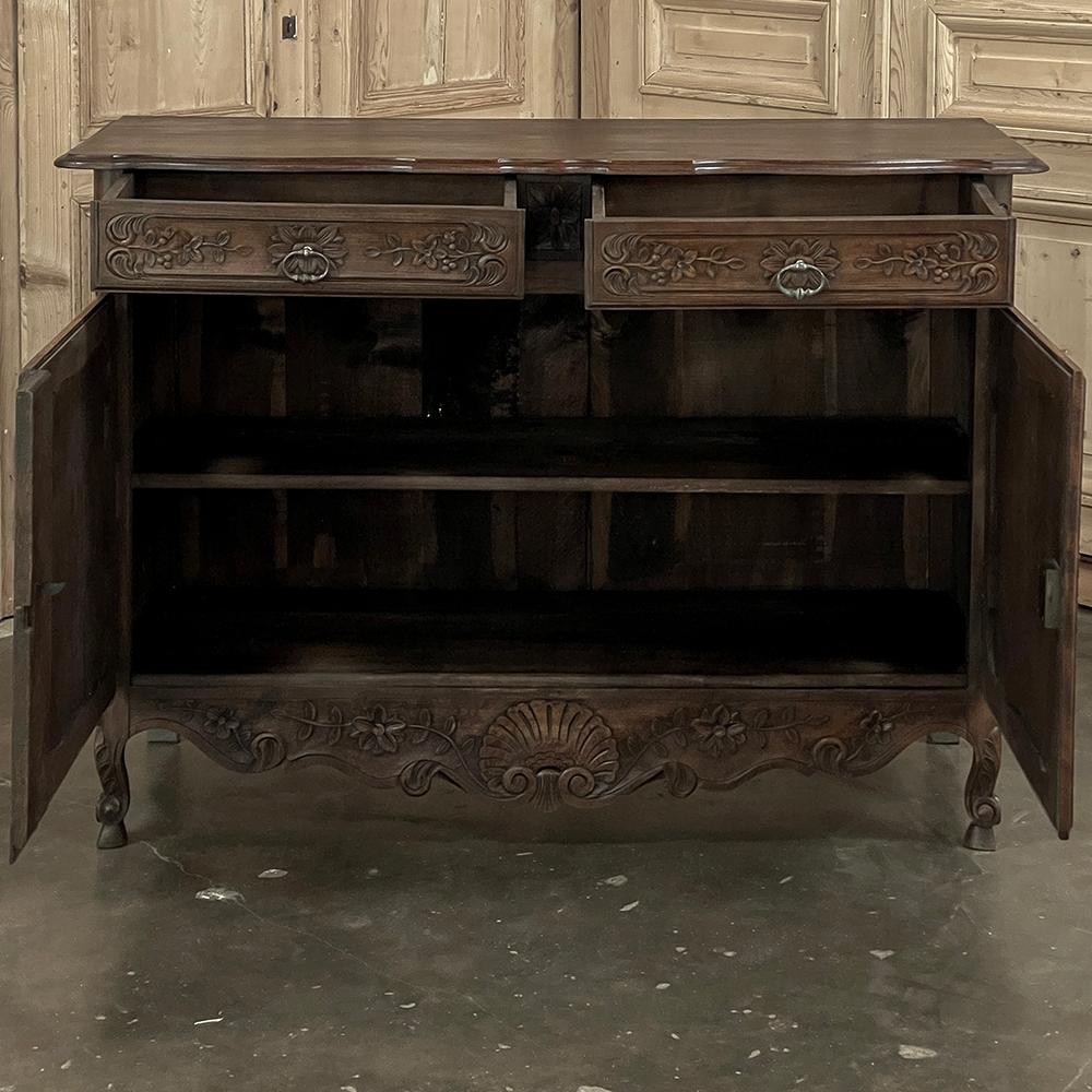 Steel 19th Century Country French Louis XVI Buffet For Sale