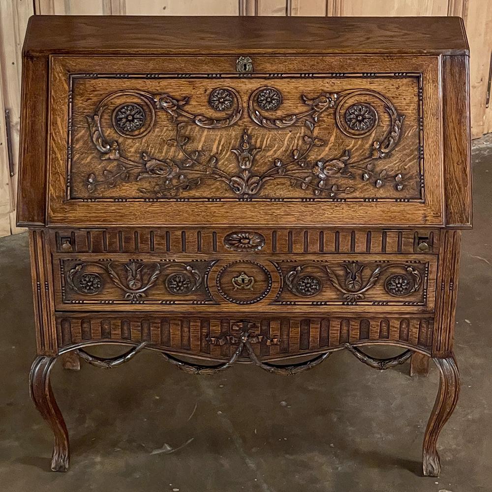 19th Century Country French Louis XVI Secretary For Sale 7