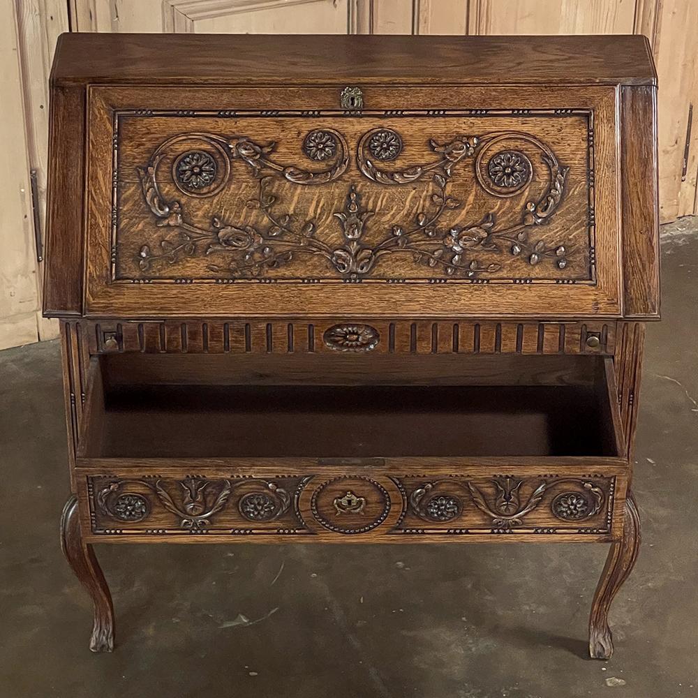 19th Century Country French Louis XVI Secretary For Sale 8