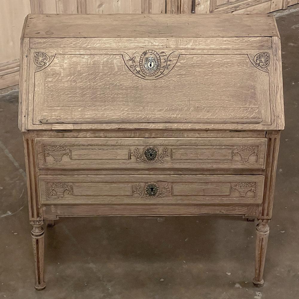19th Century Country French Louis XVI Secretary For Sale 1