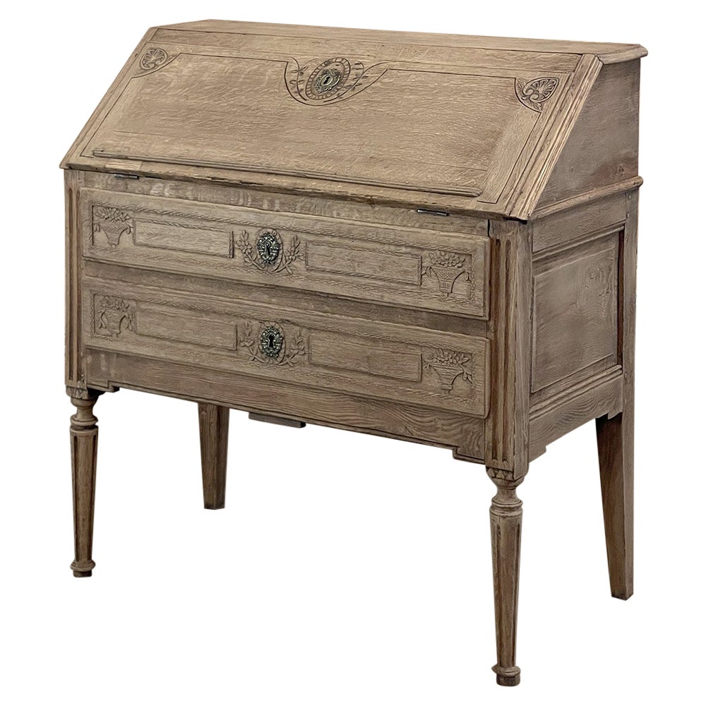Französischer Louis-XVI-Sekretär im Landhausstil, 19. Jahrhundert