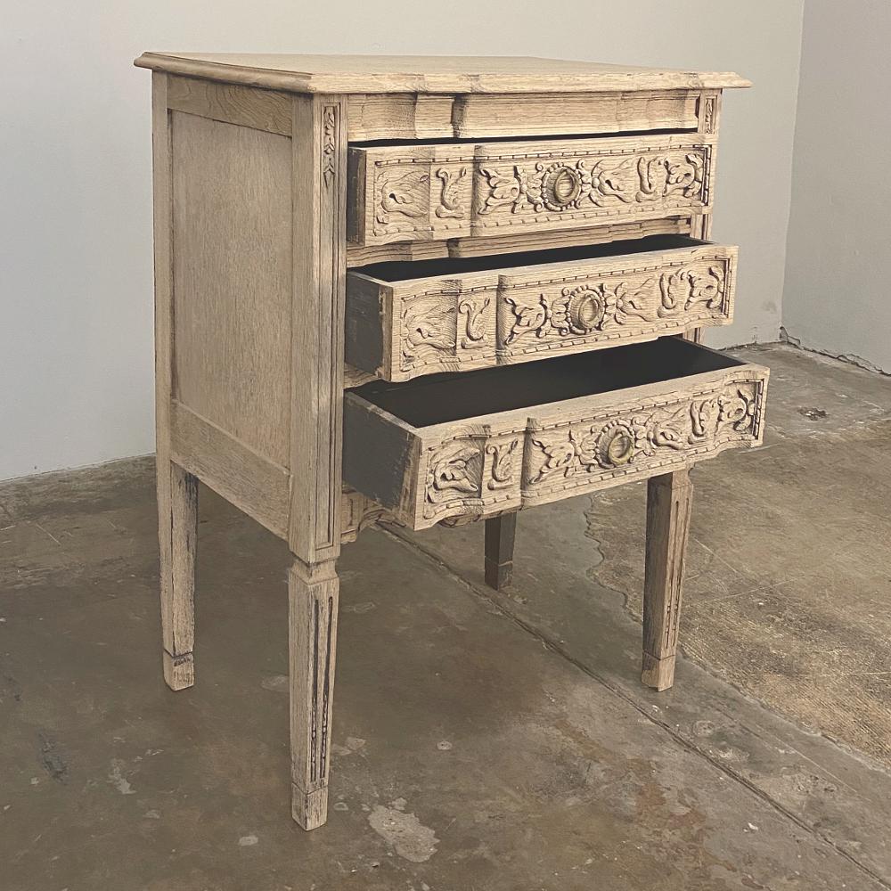 19th Century Country French Louis XVI Stripped Commode 6