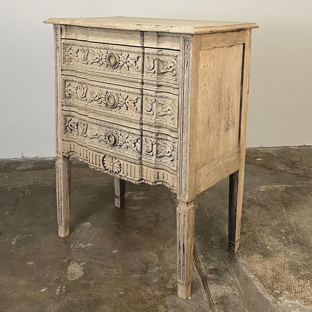 Hand-Crafted 19th Century Country French Louis XVI Stripped Commode