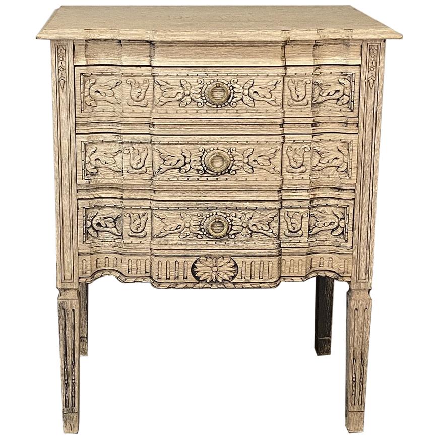19th Century Country French Louis XVI Stripped Commode
