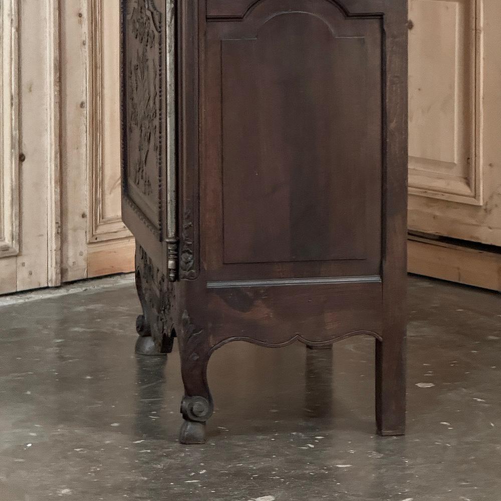 Vitrina de Normandía francesa del siglo XIX ~ Bonnetiere en venta 6