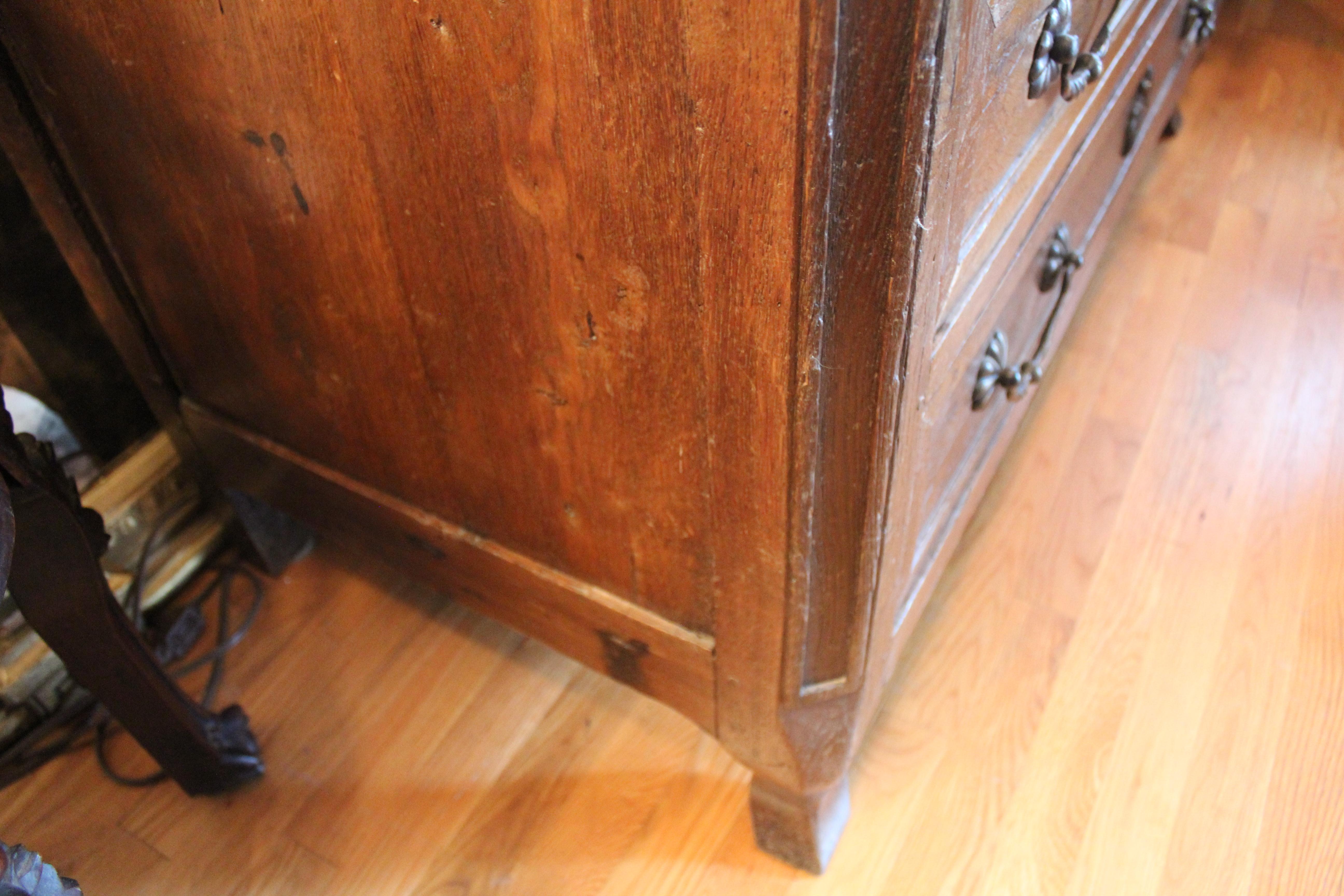 19th Century Country French Oak Bureau 1