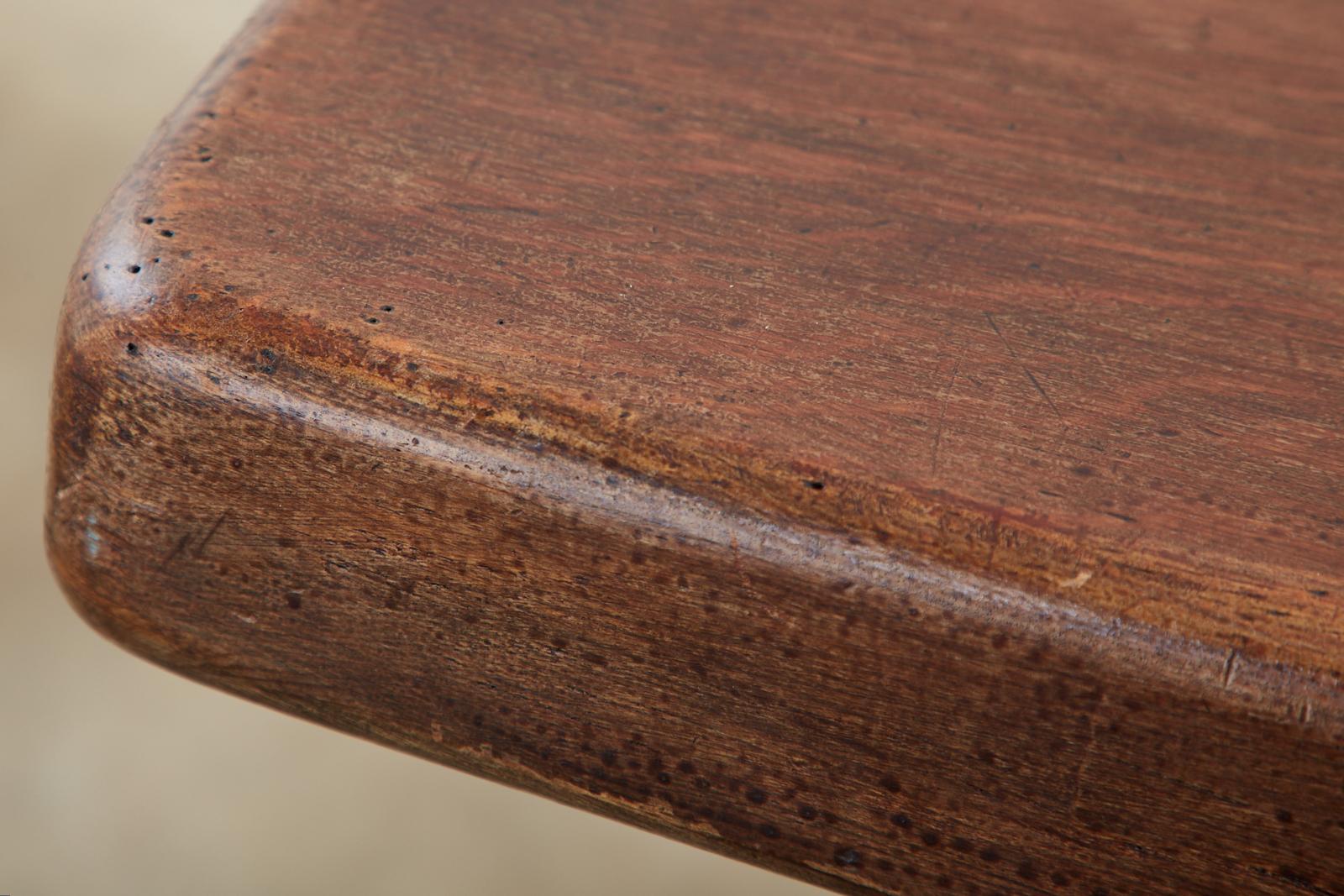 19th Century Country French Oak Farmhouse Trestle Dining Table 8