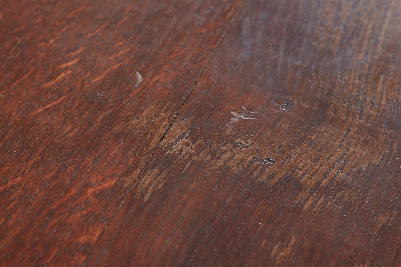 19th Century Country French Oak Farmhouse Trestle Dining Table 10