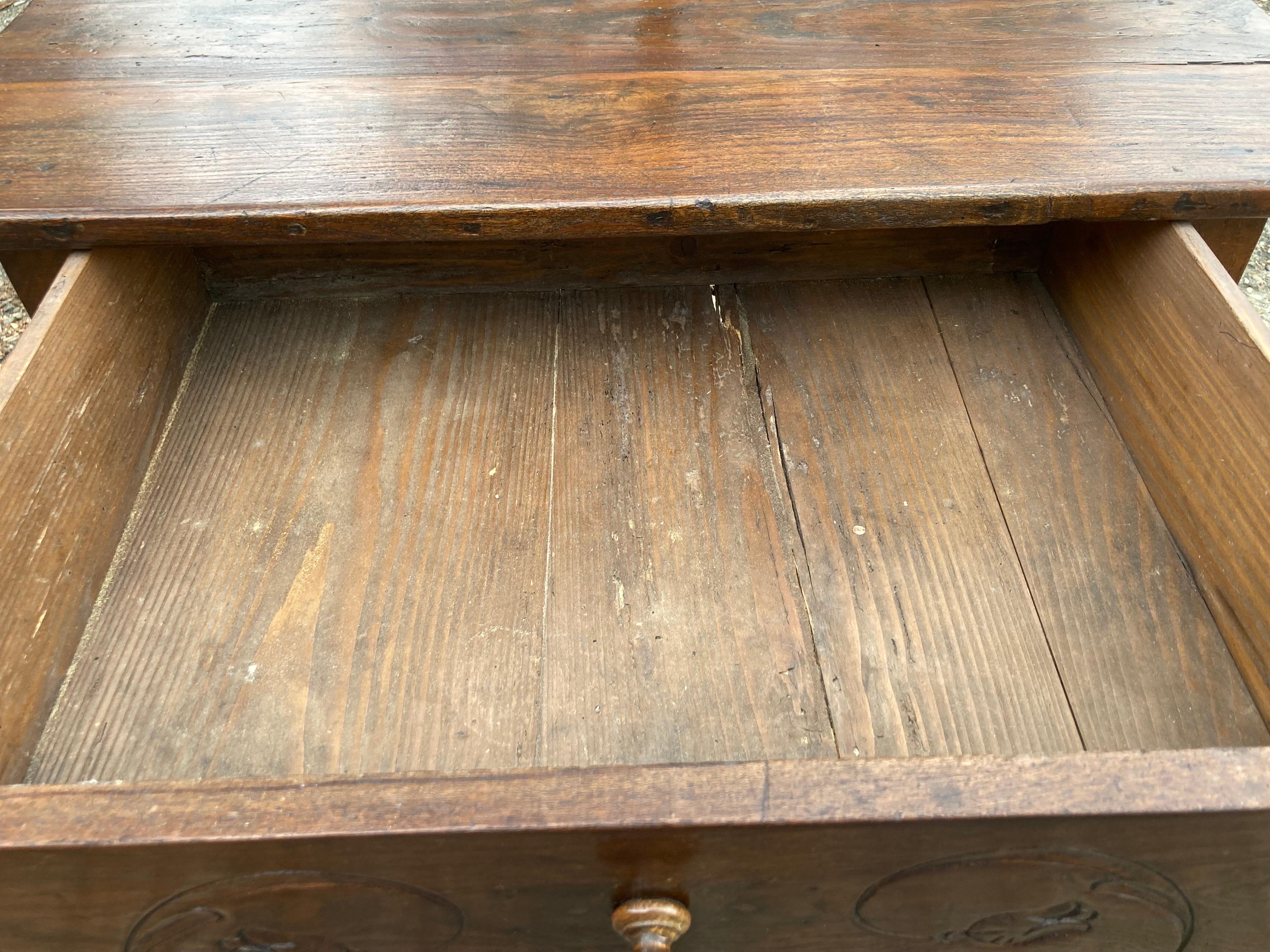 19th Century Country French Oak Side Table / End Table 5