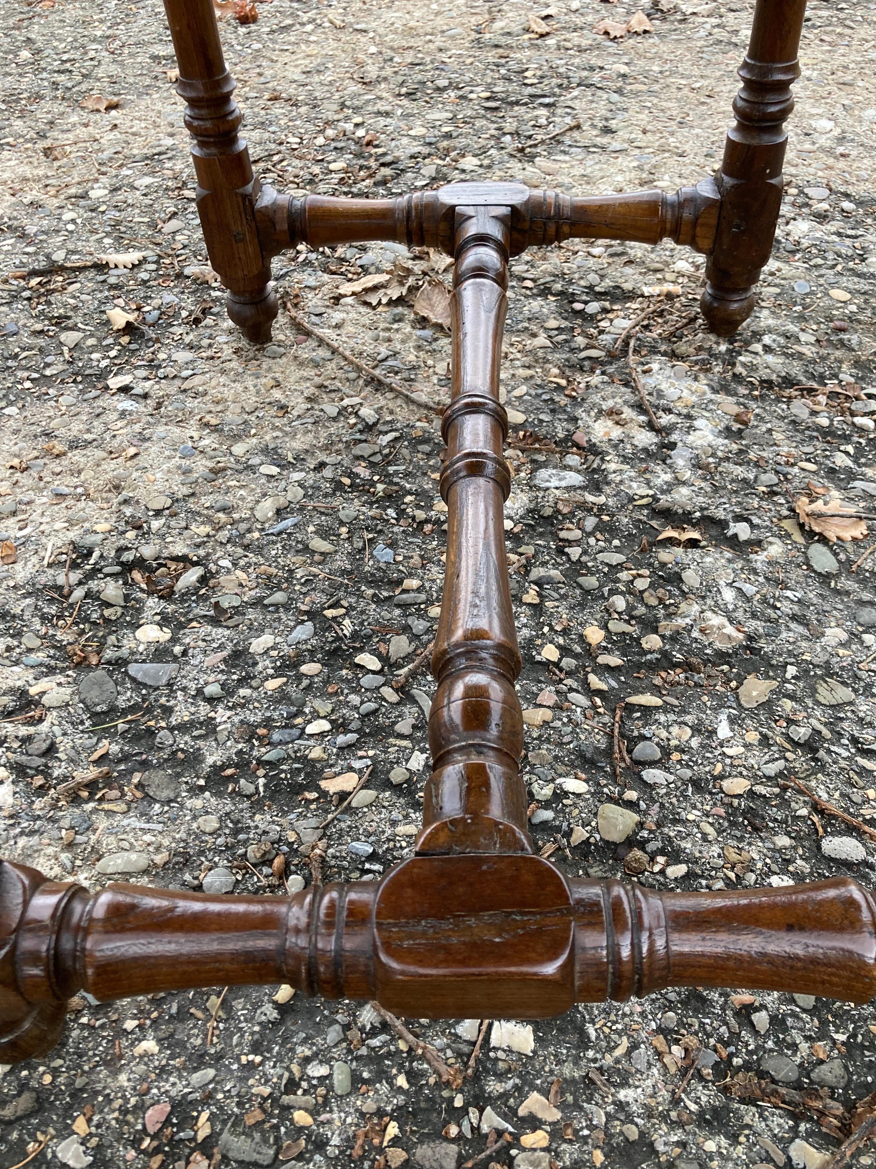 19th Century Country French Oak Side Table / End Table 10