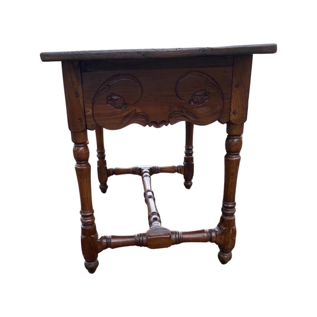 19th Century Country French Oak Side Table / End Table 13