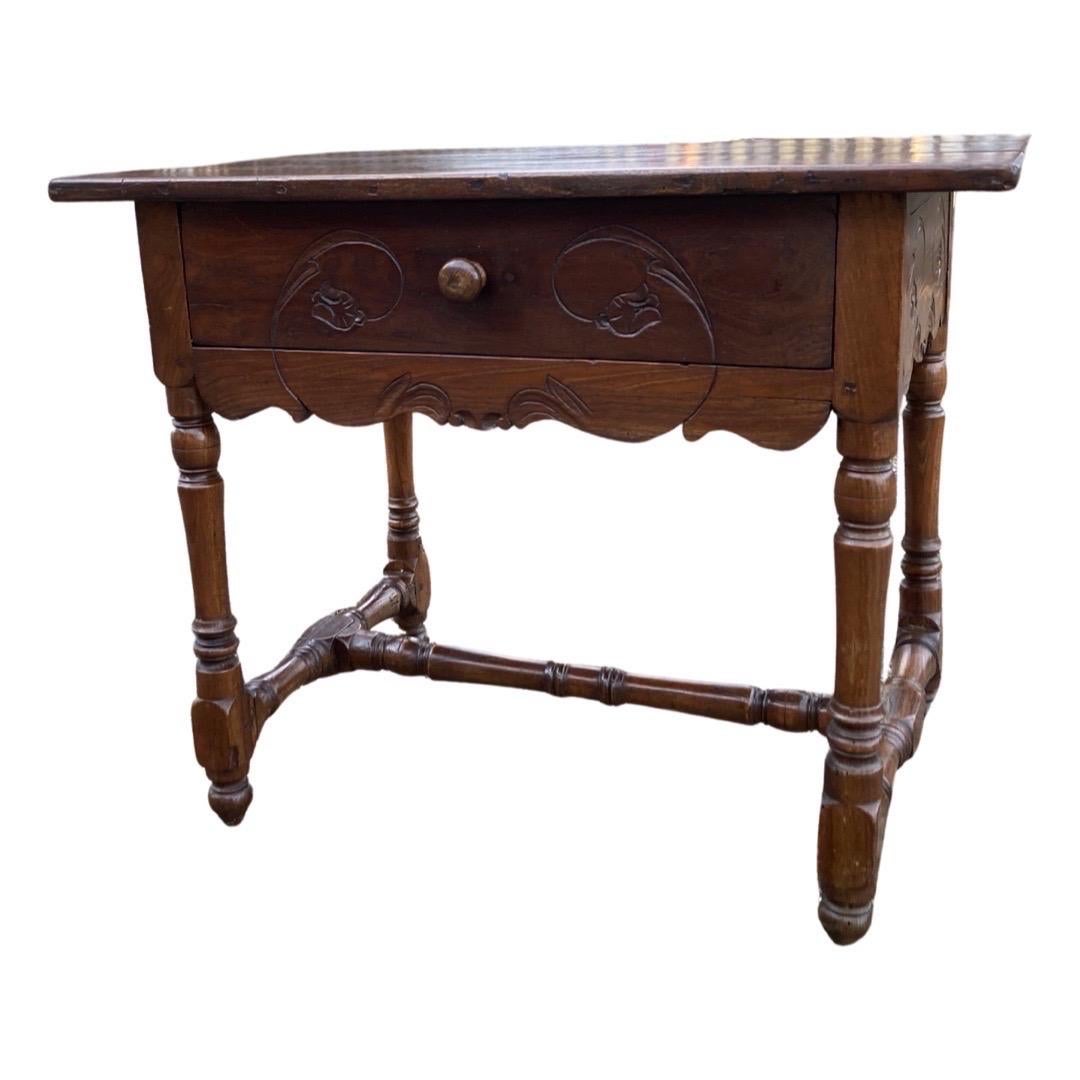 19th Century Country French Oak Side Table / End Table 14