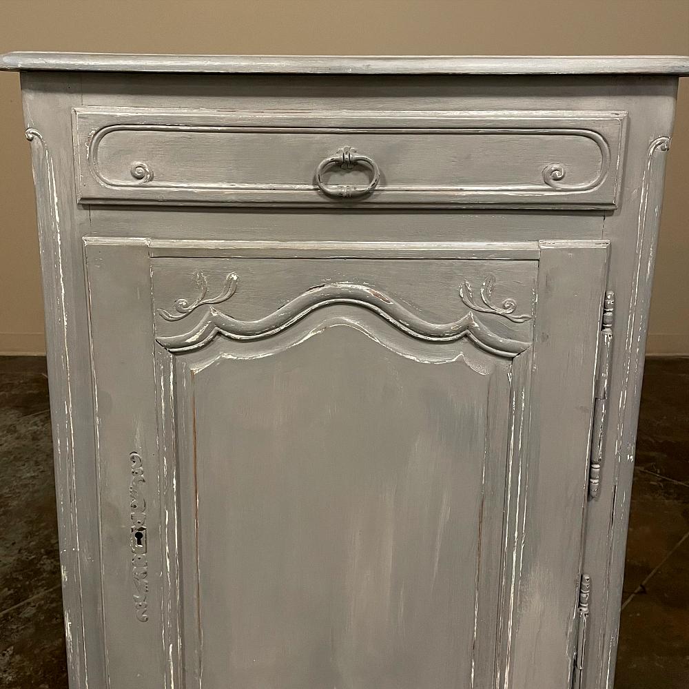 19th Century Country French Painted Confiturier, Cabinet For Sale 4