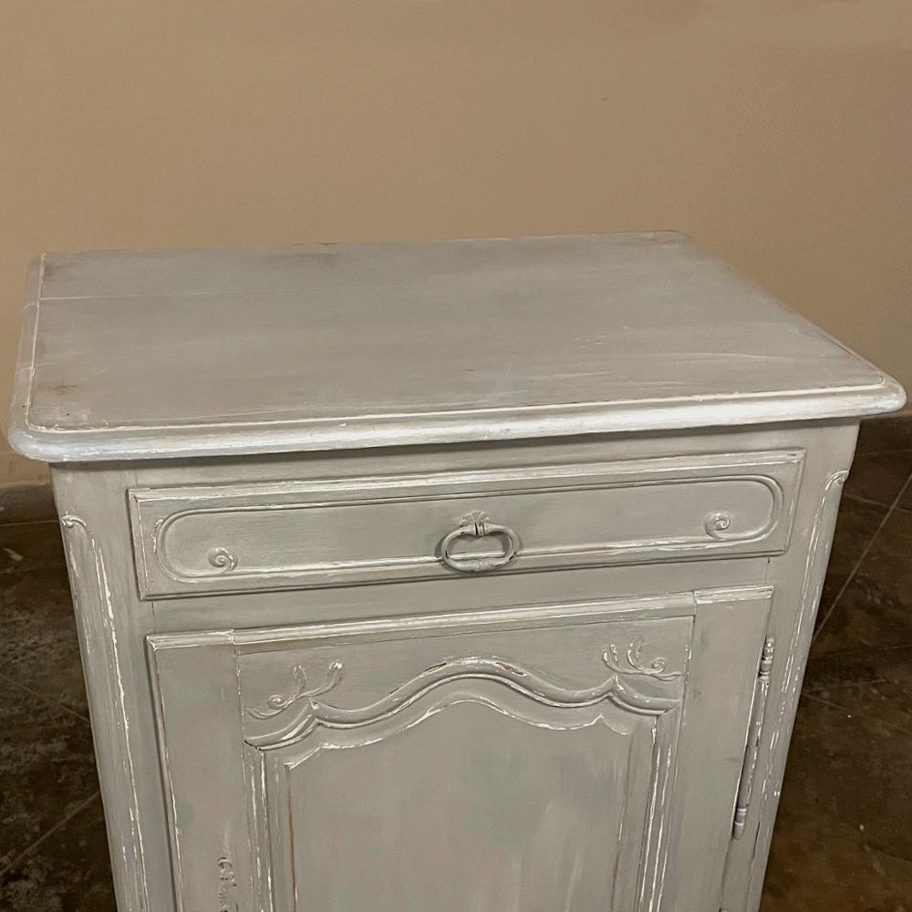 19th Century Country French Painted Confiturier, Cabinet For Sale 6