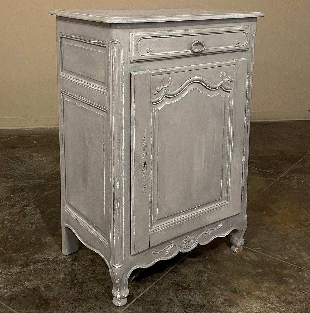 19th Century Country French Painted Confiturier, Cabinet For Sale 1