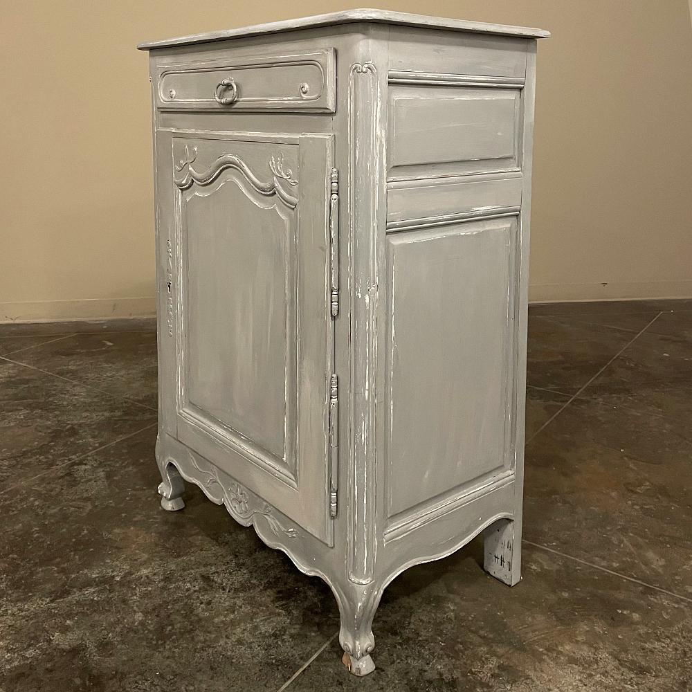 19th Century Country French Painted Confiturier, Cabinet For Sale 3