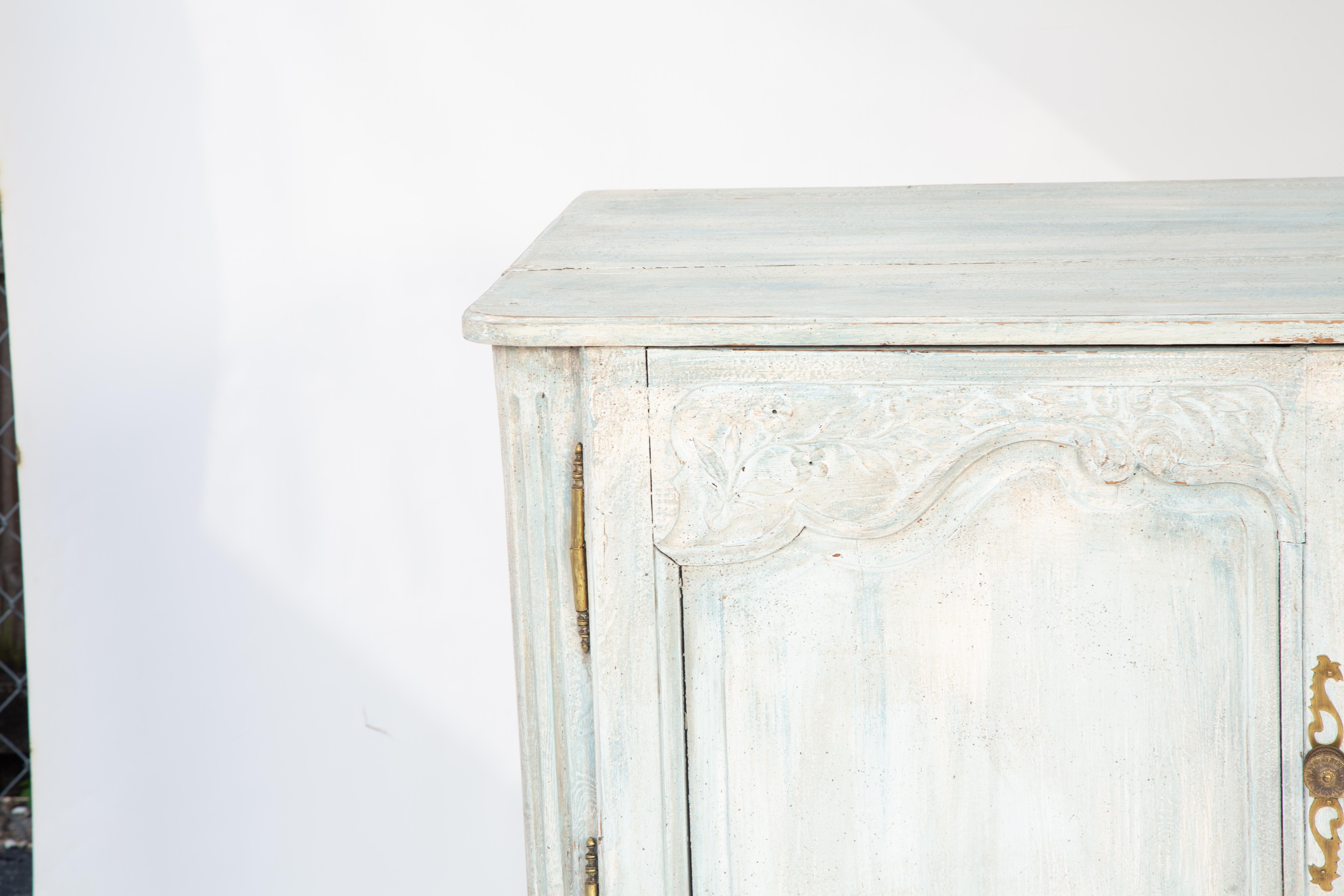 Louis XVI 19th Century Country French Painted Enfilade For Sale
