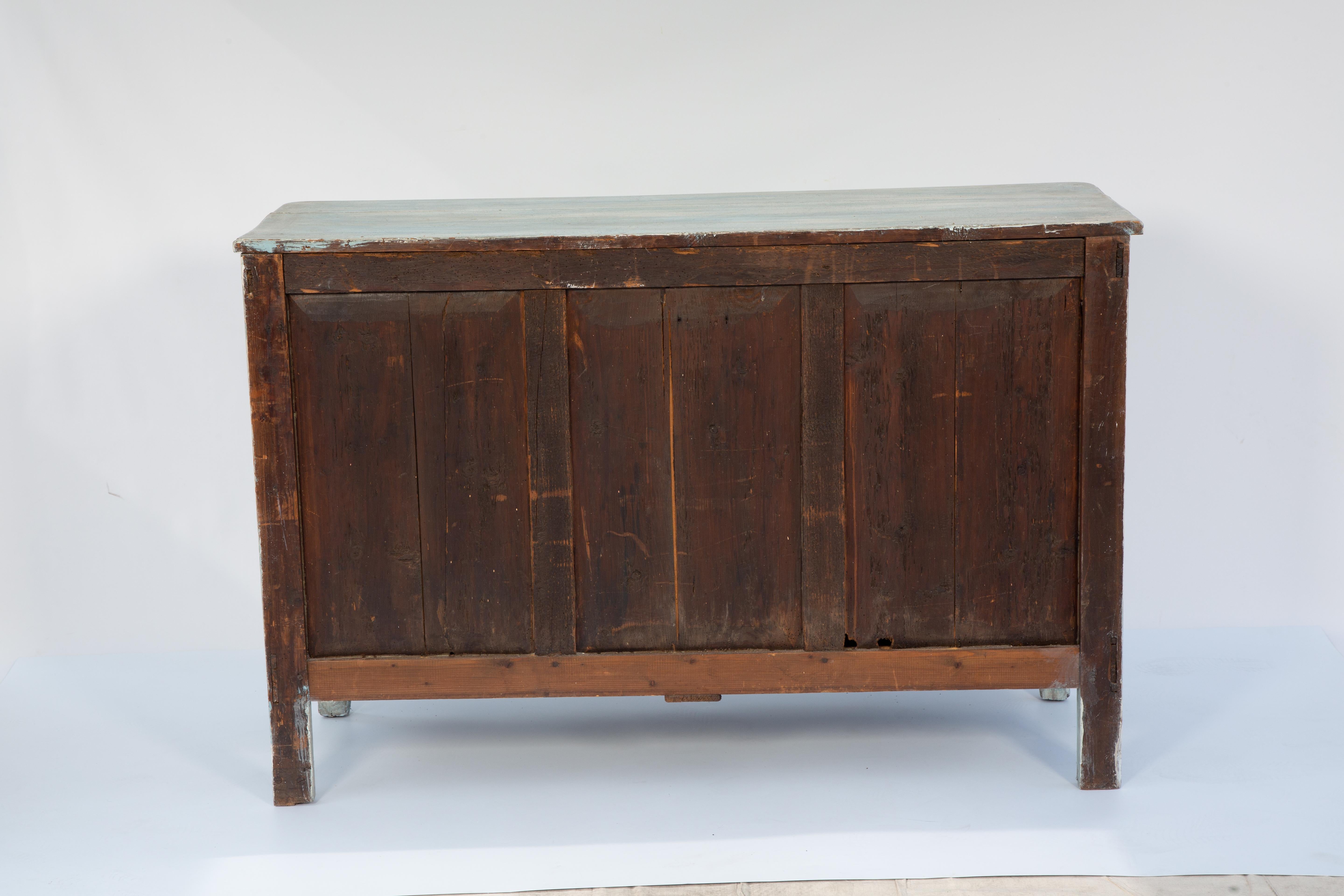 19th Century Country French Painted Enfilade For Sale 2