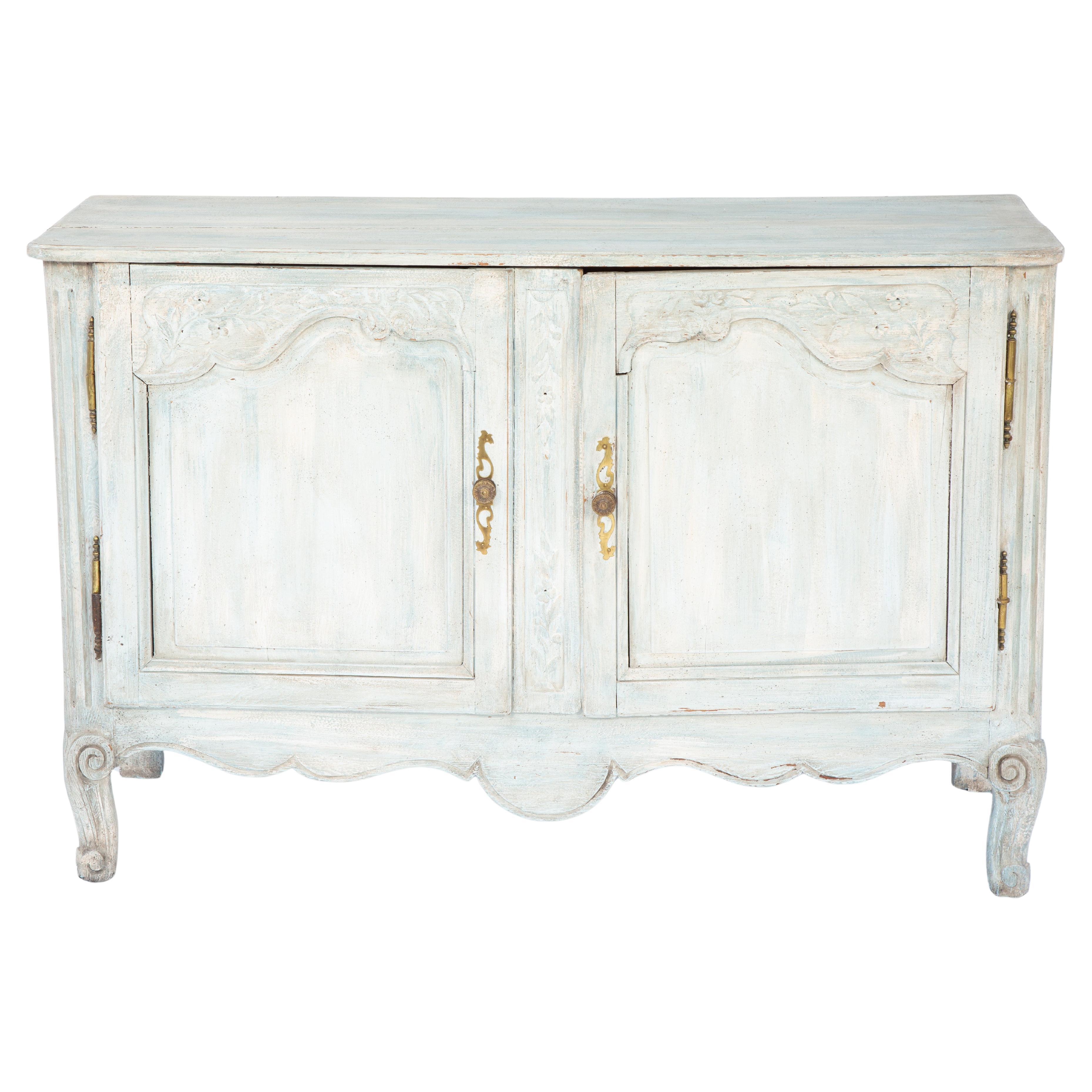 19th Century Country French Painted Enfilade For Sale