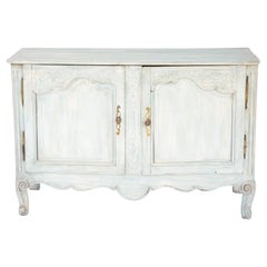 Antique 19th Century Country French Painted Enfilade