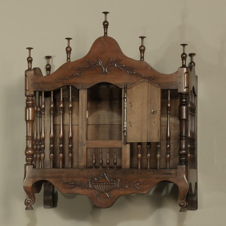 19th Century Country French Fruitwood Bread Box For Sale