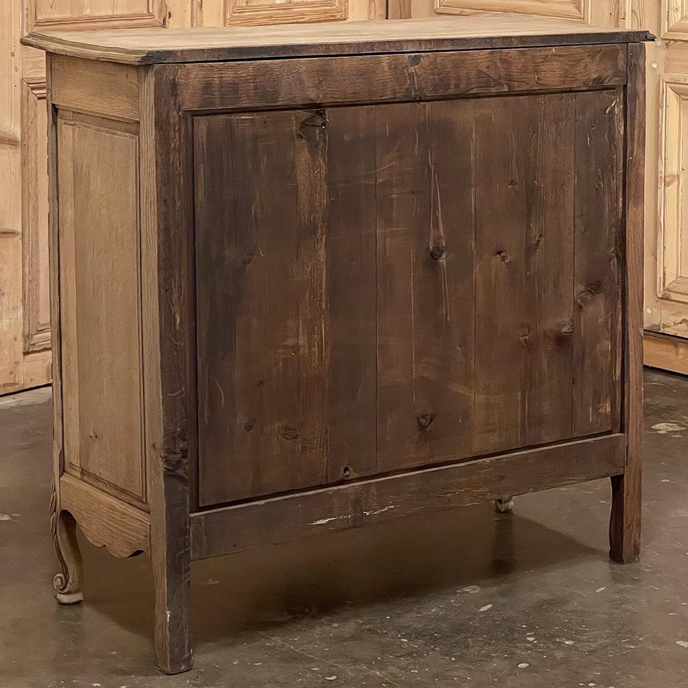 19th Century Country French Petite Buffet in Stripped Oak 12