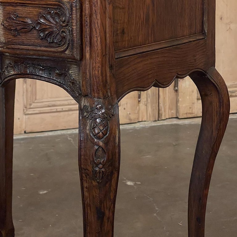 19th Century Country French Petite Commode, Nightstand For Sale 11
