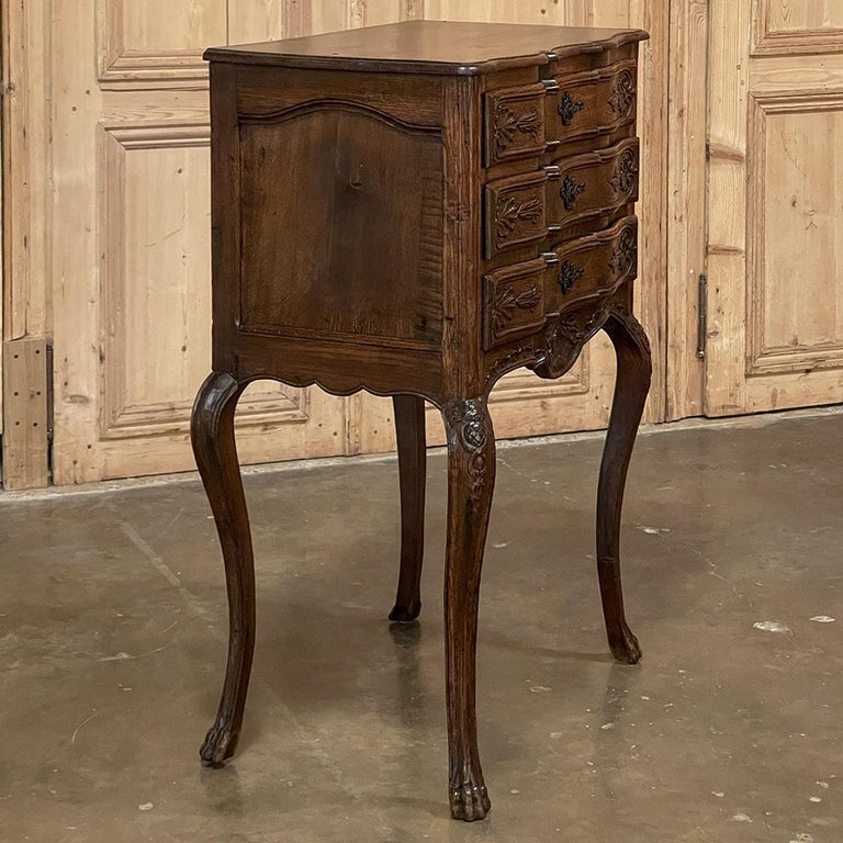 19th Century Country French Petite Commode, Nightstand For Sale 2