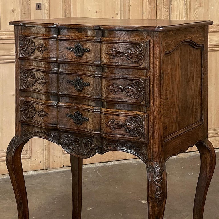 19th Century Country French Petite Commode, Nightstand For Sale 3