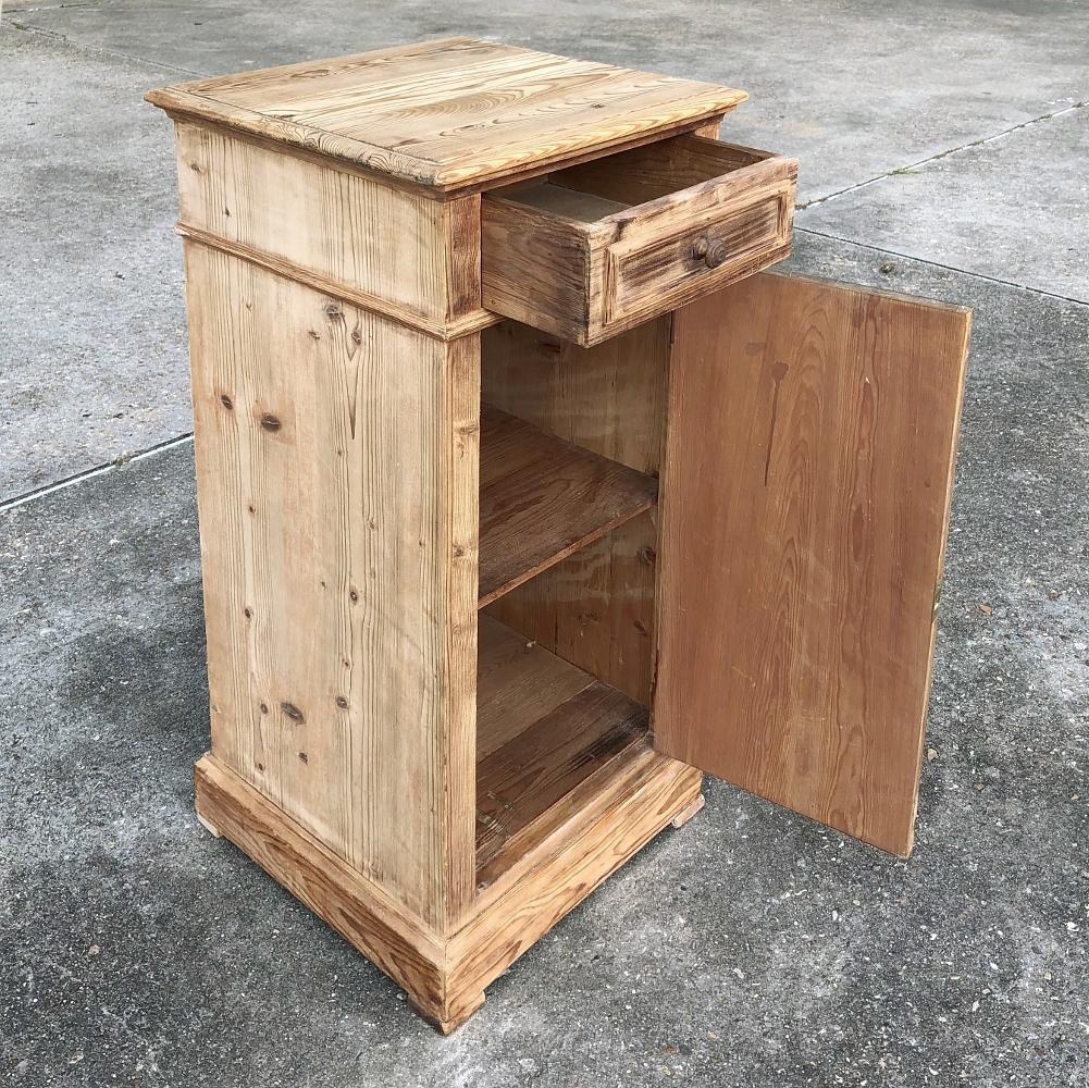Late 19th Century 19th Century Country French Pine Nightstand