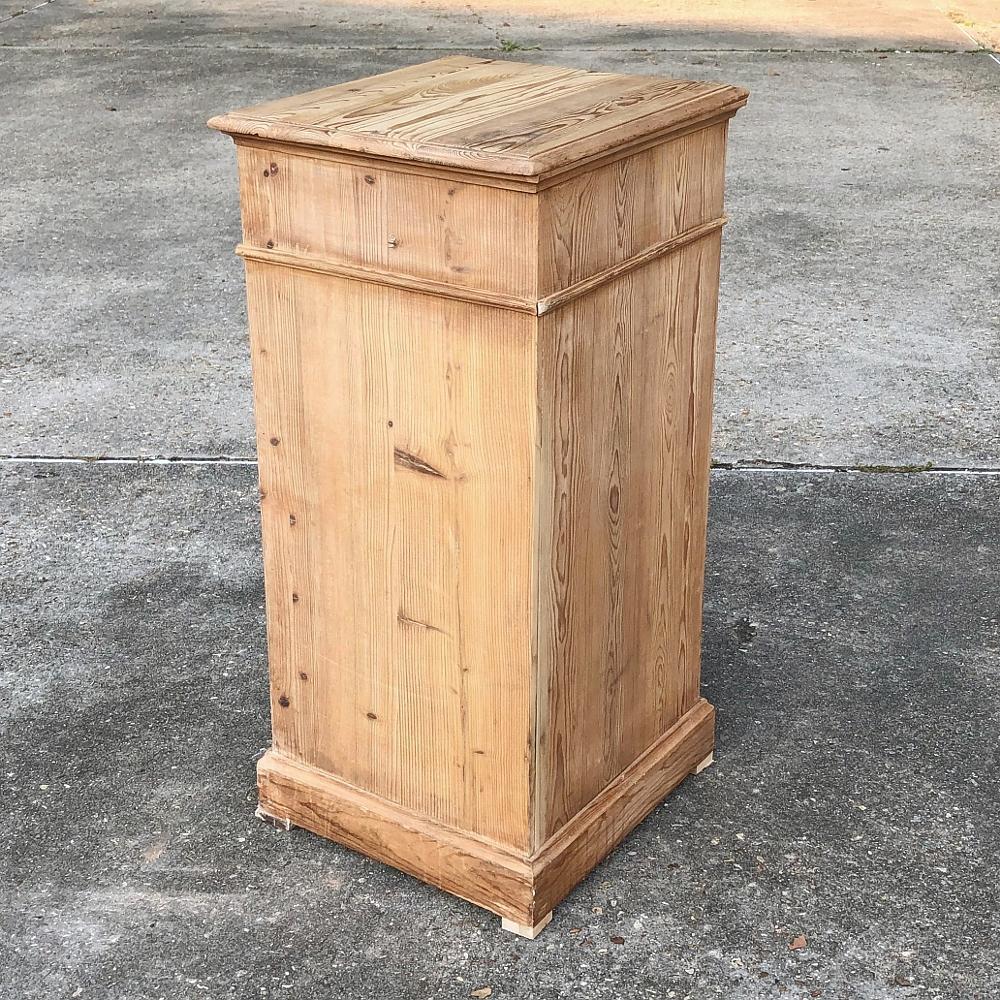 19th Century Country French Pine Nightstand 2