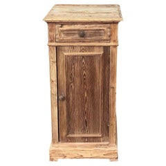 19th Century Country French Pine Nightstand