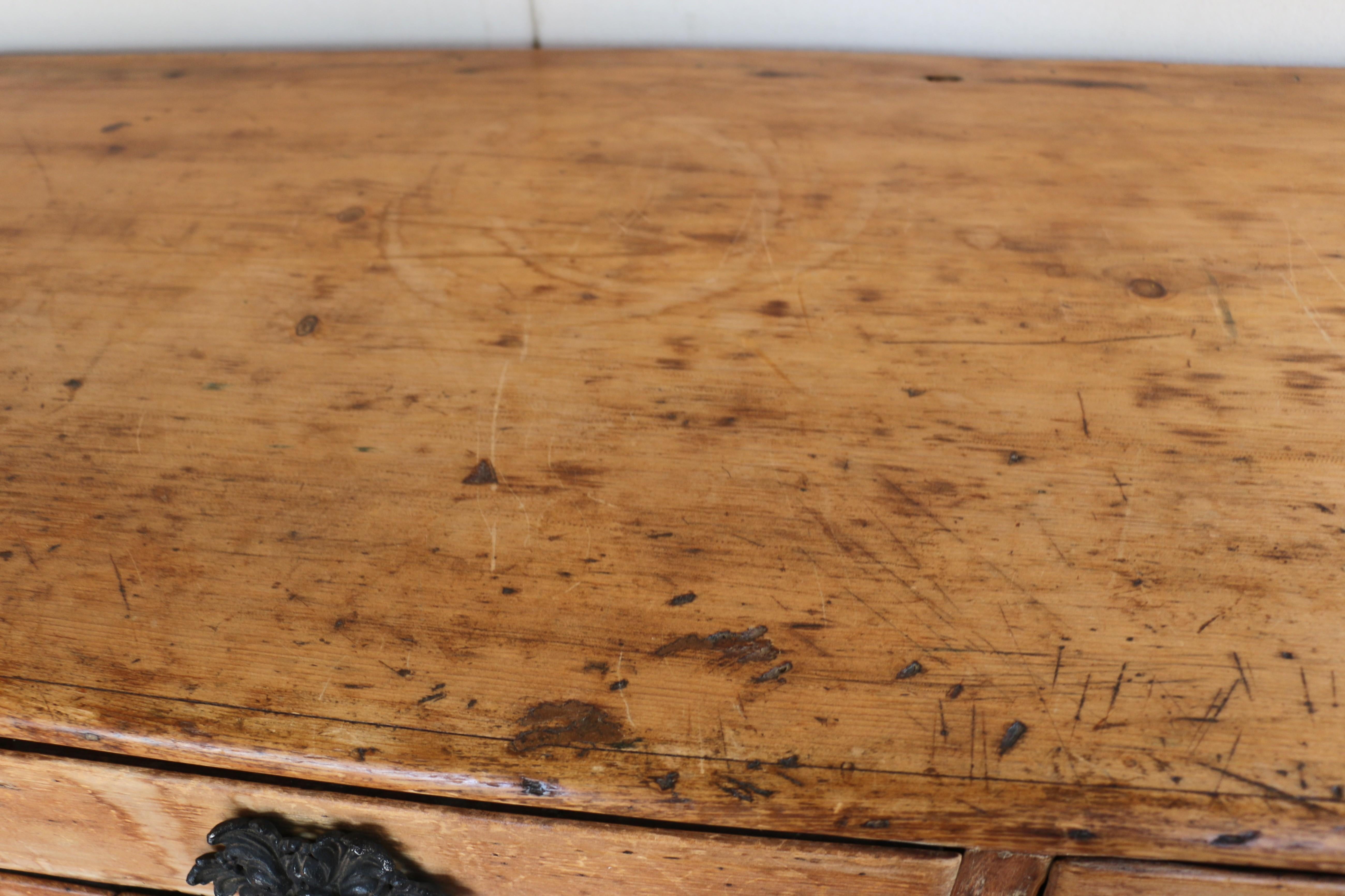 19. Jahrhundert Land Französisch Kiefer Sideboard/Buffet im Angebot 10