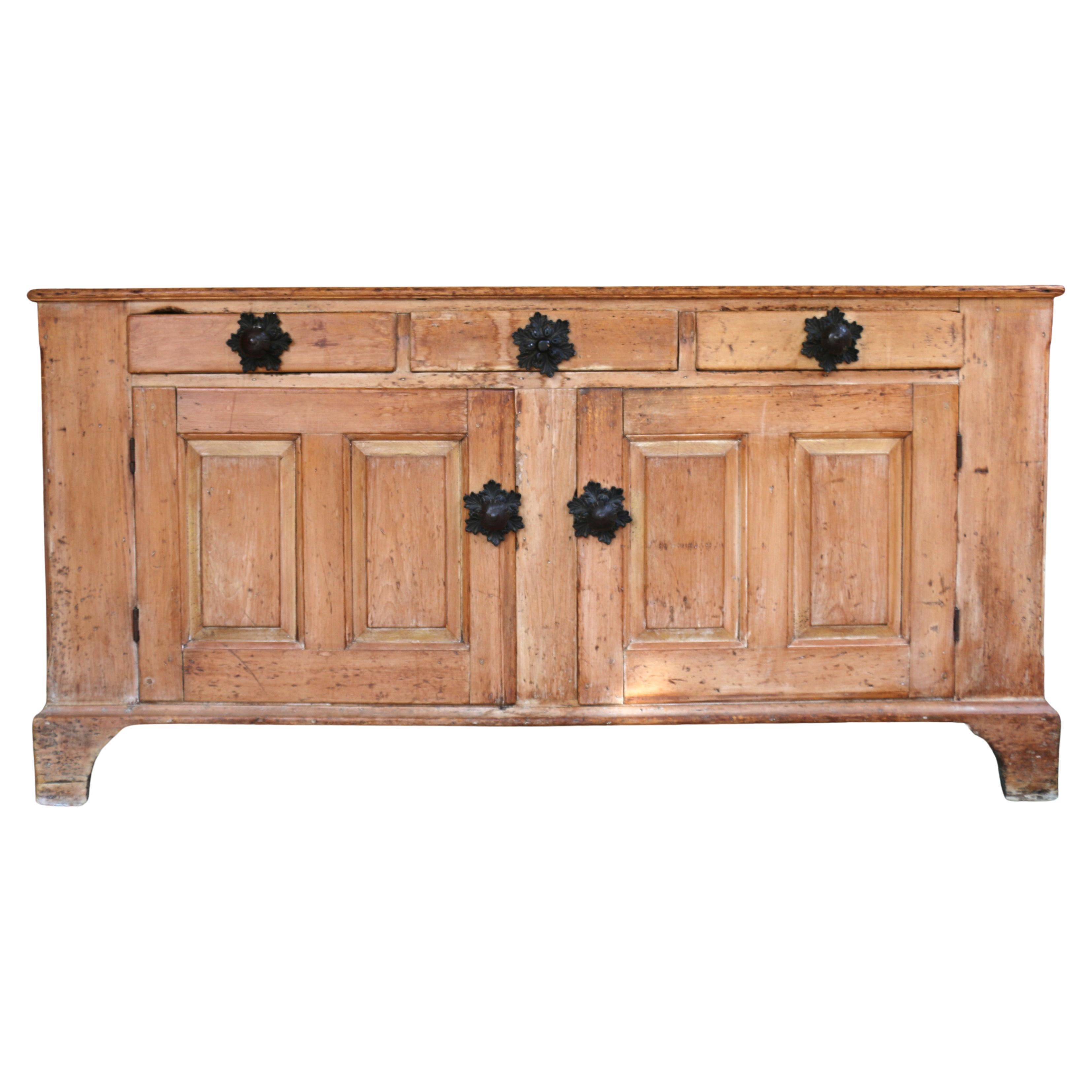 19. Jahrhundert Land Französisch Kiefer Sideboard/Buffet