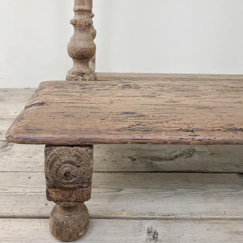 Hand-Crafted 19th Century Country French Prayer Bench