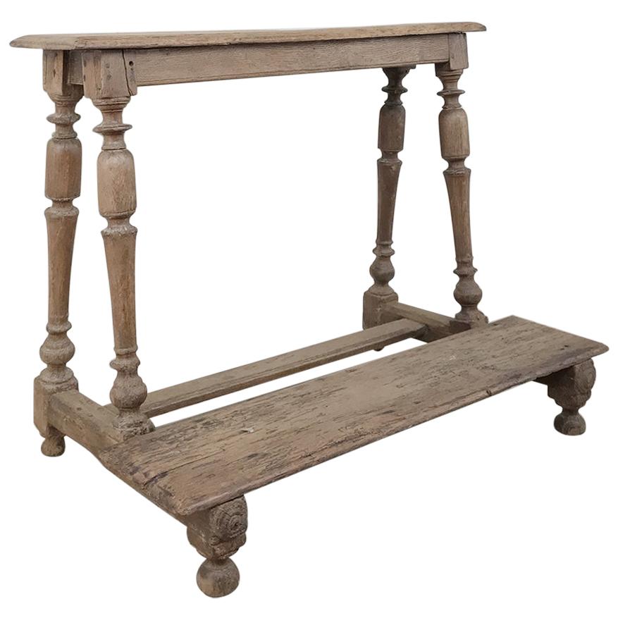 19th Century Country French Prayer Bench