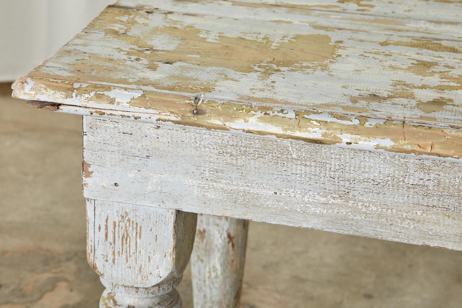 19th Century Country French Provincial Farmhouse Table 5