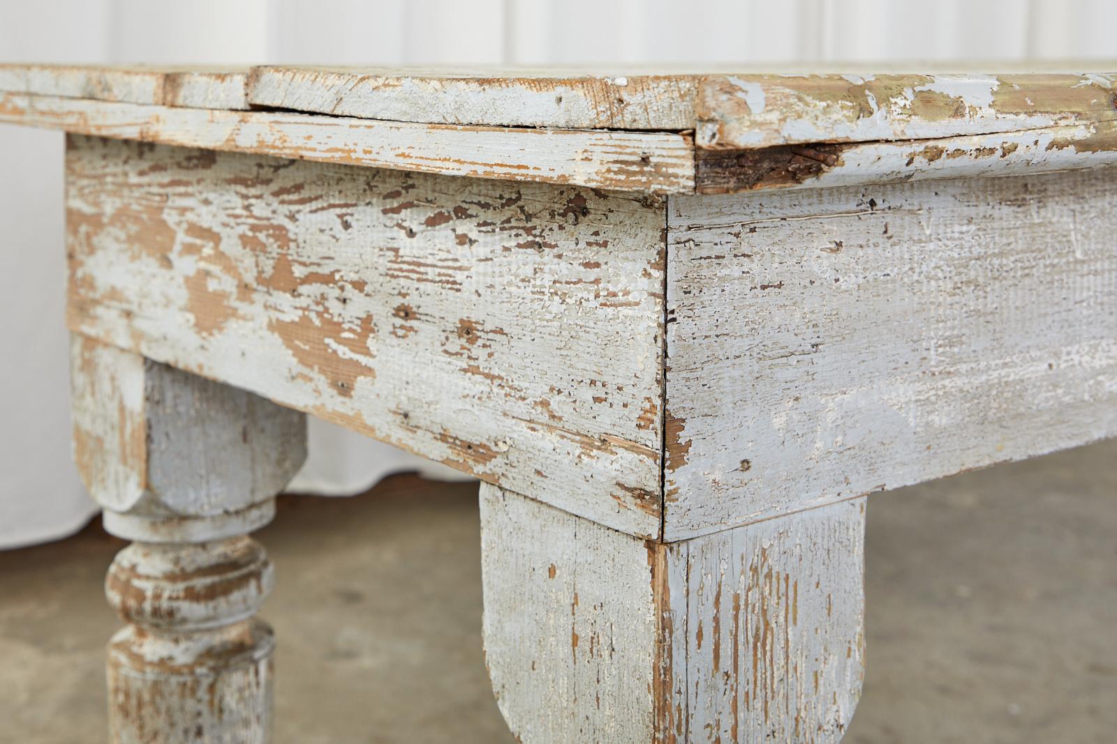 19th Century Country French Provincial Farmhouse Table 10