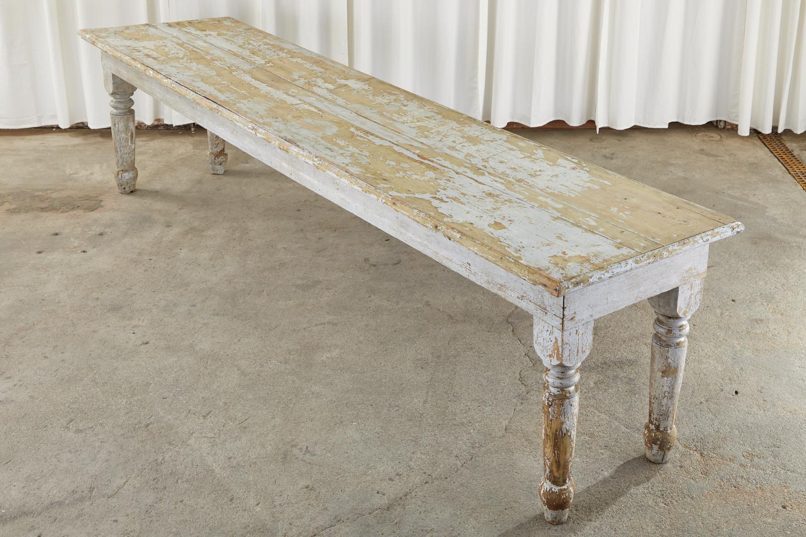 19th Century Country French Provincial Farmhouse Table 1